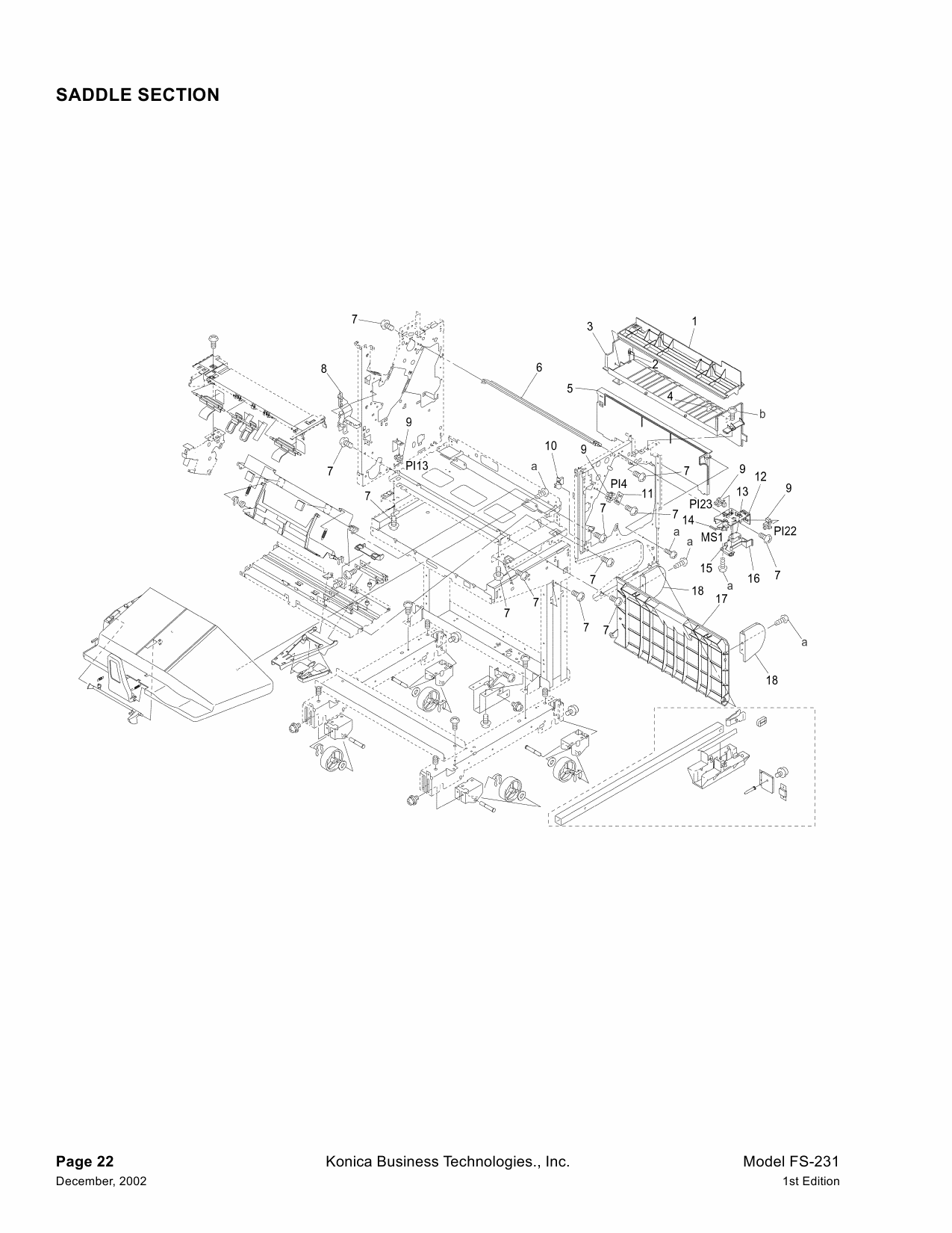 Konica-Minolta Options FS-231 Parts Manual-4